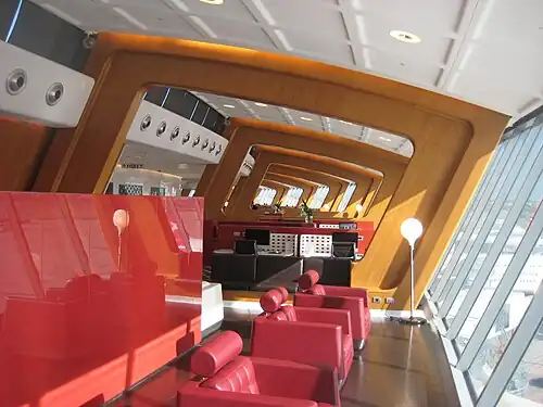 The Qantas First Lounge at Sydney Airport