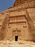 Hegra (Madain Salih), tomb in Qasr al-Bint necropolis