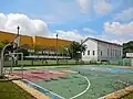 Courts and interior of Colégio Angélica.
