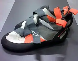 A modern climbing shoe