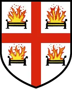 Arms of Queen Elizabeth College, merged into King's c1985