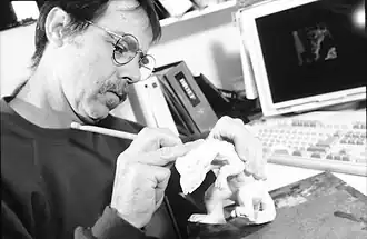 Saurus stop motion clay model