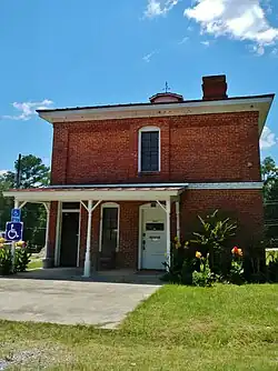 The old Quitman County Jail. It was added to the National Register of Historic Places.