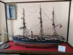 Replica of the Chilean corvette Esmeralda.