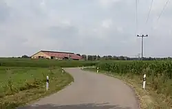 Rüdern, agricultural company at the edge of the village