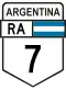 National Route 7 shield}}