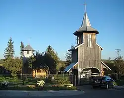 Wooden church in Bordea