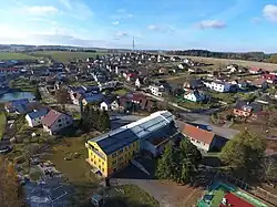 View from the southeast