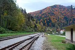 View from the Ruta train station (Drava Railway)