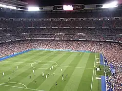 Match between Rosenborg and Real Madrid at Estadio Santiago Bernabéu