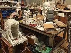 Recreation of Eduardo Paolozzi's studio