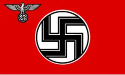 Reichsdienstflagge 1935–1945 (Reich service flag)