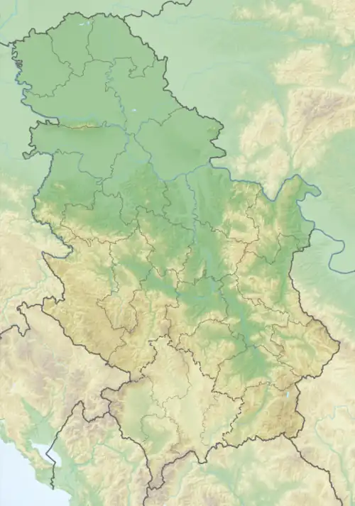 Belgrade is located in Serbia