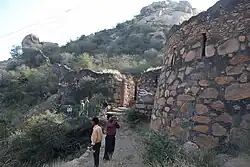 Remnants of a fort built during medieval period by Ganga Singh Nuniwal.