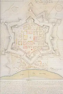 Renaissance star-shaped fortress in Karlovac (designed in 1579)