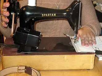 Used during restoration of a book