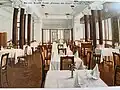 Restaurant of the Grand Hotel Campo dei Fiori in 1917