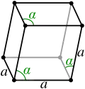 Rhombohedral crystal structure for mercury