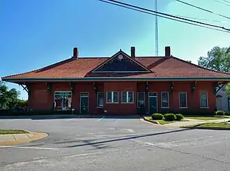 Built in the 1890s and renovated in 2008, the Richland Depot now serves as the city hall. The building was listed on the National Register of Historic Places as a contributing property to the Richland Historic District on May 5, 1986.