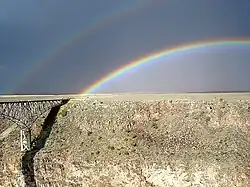 View of bridge and rainbow, 2006