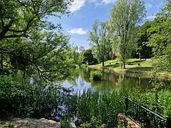 Pond in Riverside Park, Glenrothes