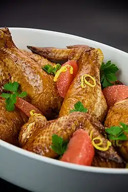 Roasted grapefruit chicken