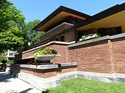 Facade of the Frederick C. Robie House