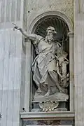 Statue of St. Elijah in Saint Peter's Basilica