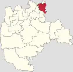 Location of Ronghua Subdistrict in Daxing District