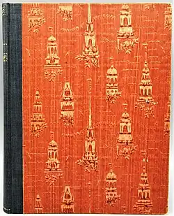 Handmade paste paper covers the first edition of Decorated Book Papers