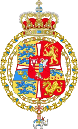 Coat of arms of Danish overseas colonies