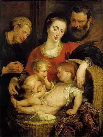 Peter Paul Rubens Madonna of the Basket. 114 × 80&nbsp;cm.