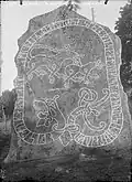 The runestone in 1910.