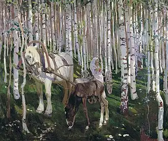 In the forest, 1905