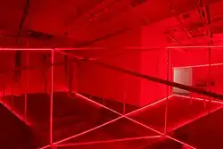 An installation view of the gallery.