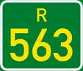 Regional route R563 shield