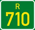 Regional route R710 shield