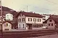 station building and goods shed, ca. 1980