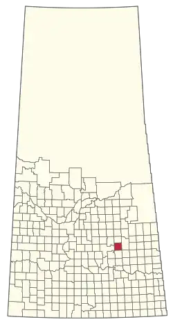 Location of the RM of Emerald No. 277 in Saskatchewan