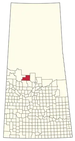 Location of the RM of Big River No. 555 in Saskatchewan