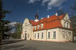 Town Hall in Grabów nad Prosną, seat of the gmina office