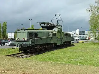 Locomotive on display