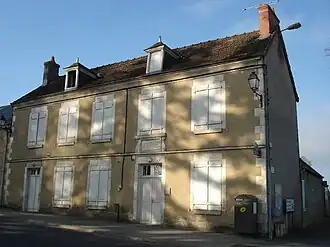 The town hall in Saint-Chartier