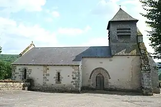 The church of Saint Julien de Brioude, in Saint-Julien-le-Petit