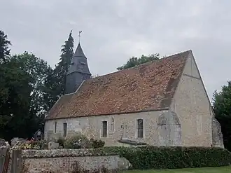 The church in Saint-Léger-du-Gennetey