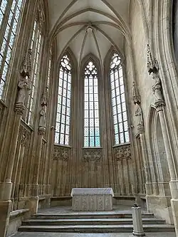 Saint John the Evangelist Chapel in the Franciscan Church, Bratislava, now Slovakia (2nd half of the 14th century)