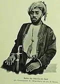 Former governor of Mogadishu (1872-1893), Salim bin Hamed bin Sa'id.