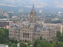 The Salt Lake City and County Building in Salt Lake City