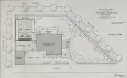 Blueprint of the house from 1910
