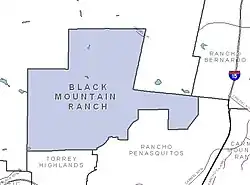 Black Mountain Ranch and neighborhood boundaries